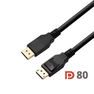 DisplayPort2.1 DP80 UHBR Cable
